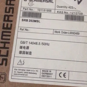 SCHMERSAL SRB 202MSL  101181998 product image