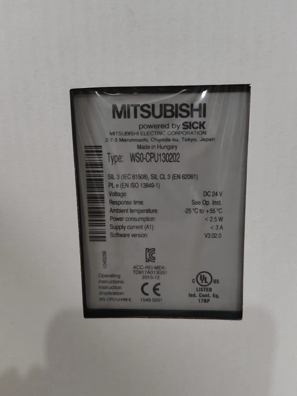 Mitsubishi WS0-CPU130202 product image